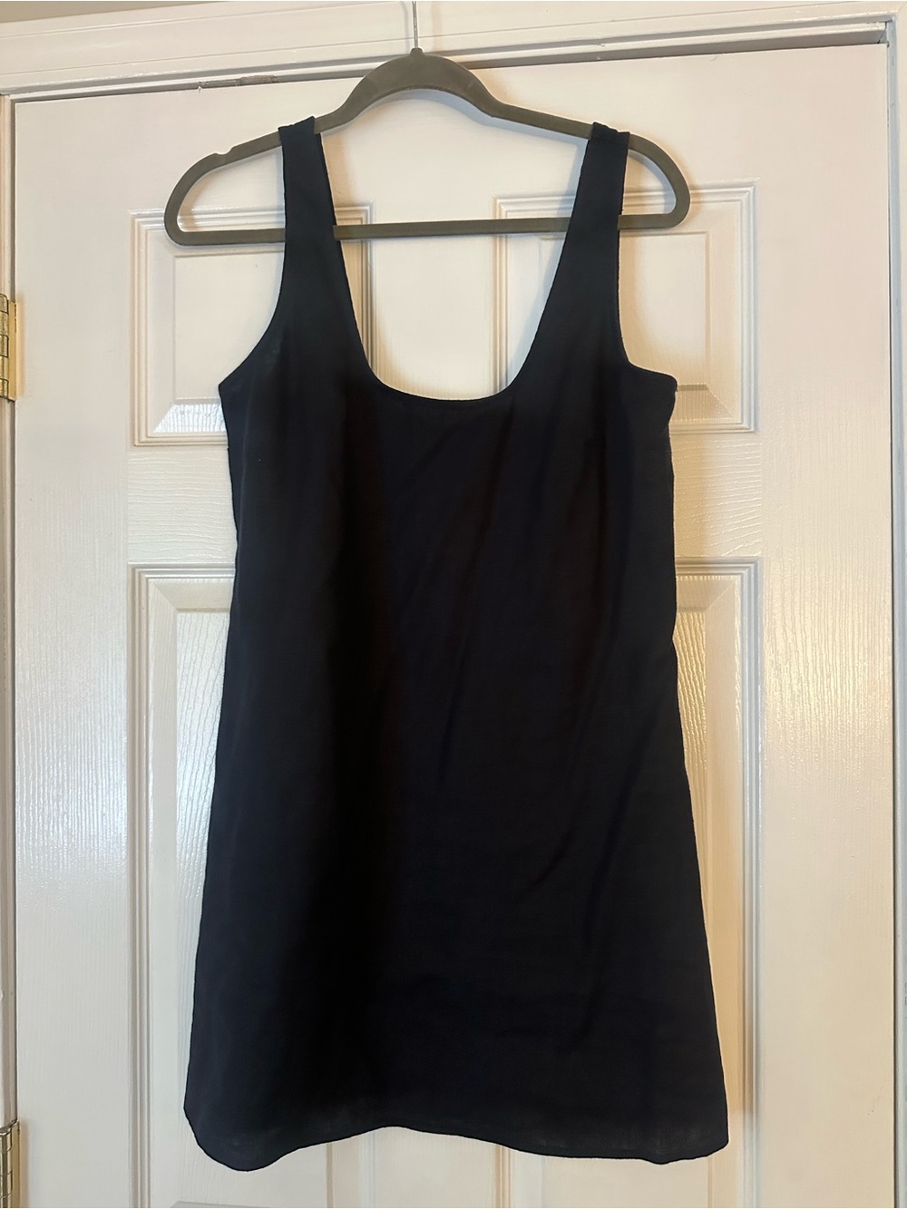 Reformation Black Sleeveless Mini Dress